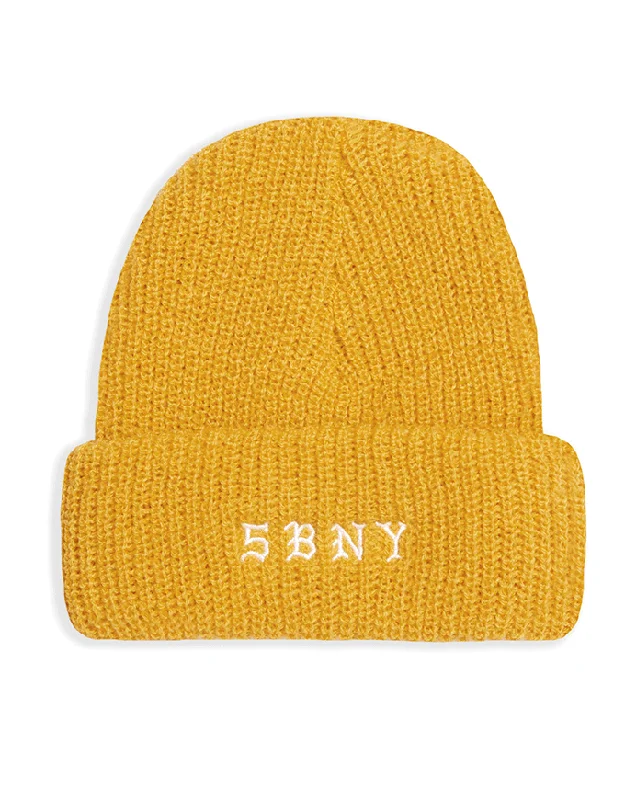 5 Boro Beanie Mustard