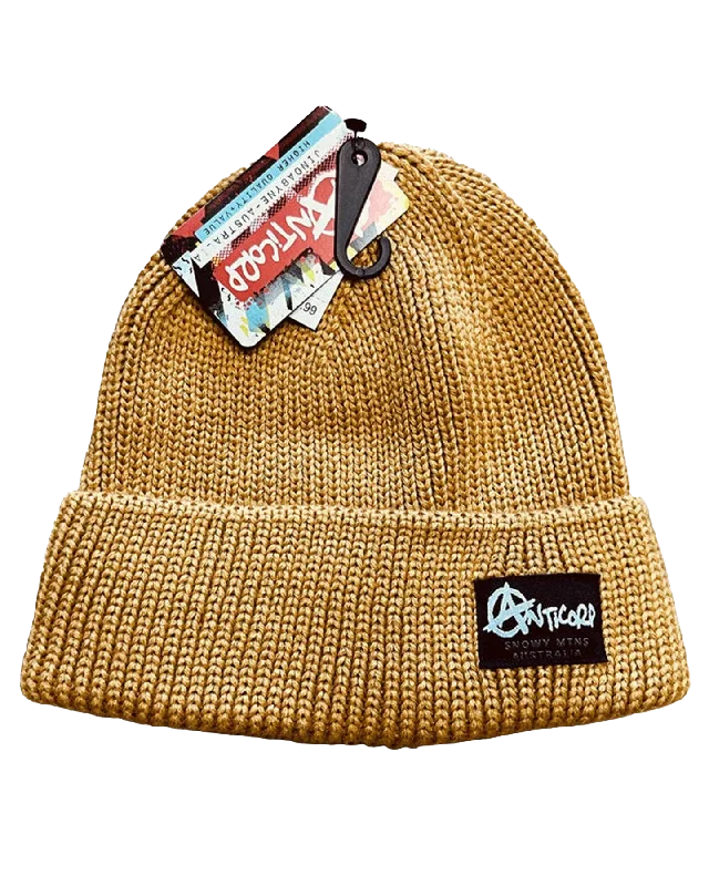 Anticorp Turn Up Beanie - Gold