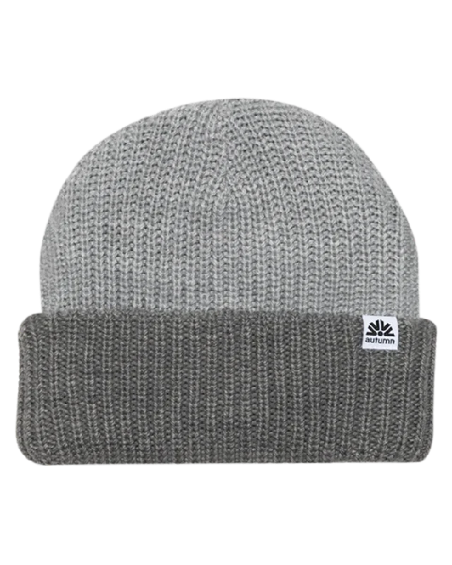 Autumn Dual Tone Beanie - Grey