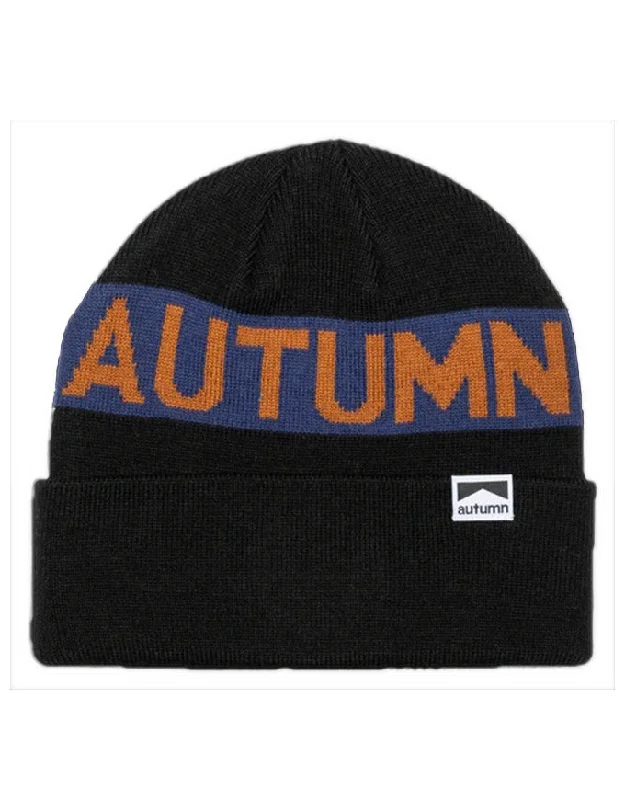 Autumn Headwear Halftime Beanie | Black