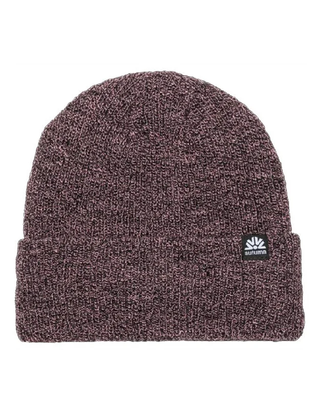 Autumn Headwear Simple Beanie | Pink Marl