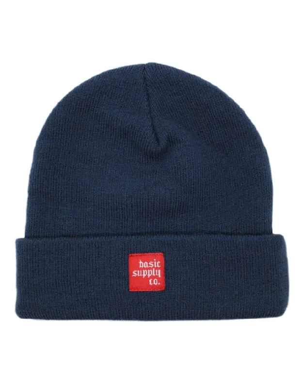 Basic True Navy Beanie