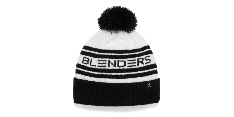 Black Pom Beanie