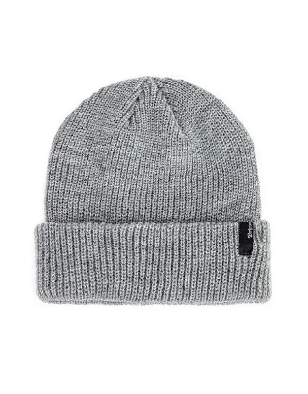 Brixton Heist Beanie | Light Heather Grey