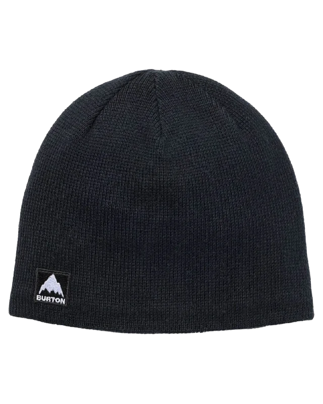 Burton Kids' Mountain High Fleece-Lined Beanie - True Black