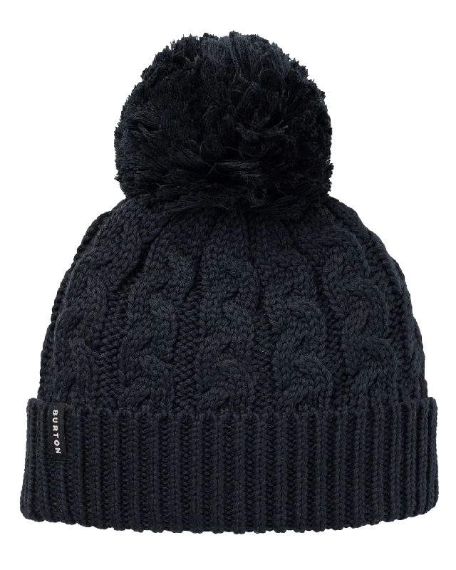 Burton Zippy Fleece-Lined Beanie - True Black