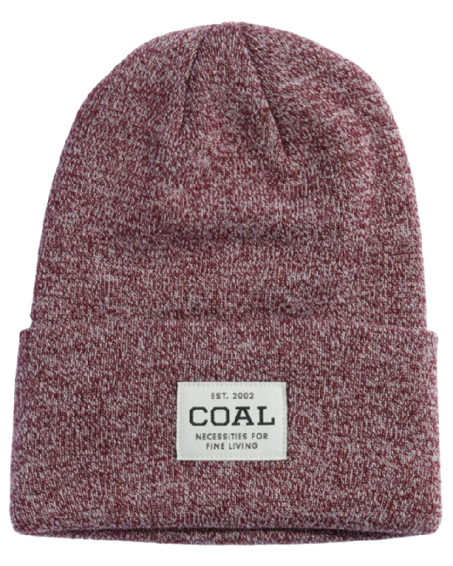 Coal The Uniform Beanie - Dark Burgundy Marl - 2023