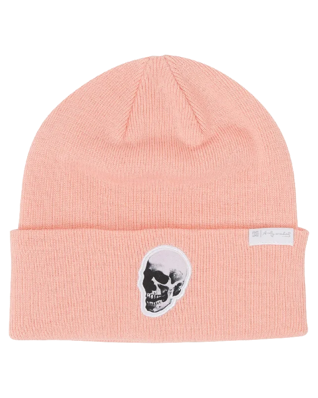 DC X Andy Warhol Label Beanie - Shell Pink