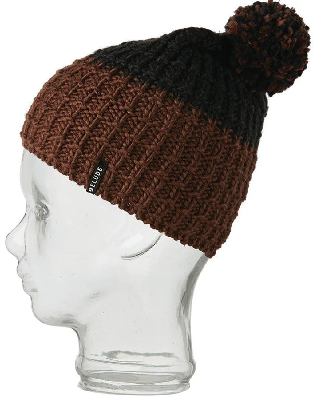 Elude Chunky Beanie - Deep Mahogany