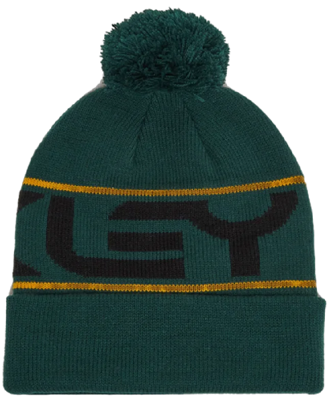 Oakley Factory Cuff Beanie - Hunter Green/Amber Yellow