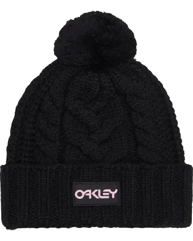 Oakley Harper Pom Beanie - Blackout