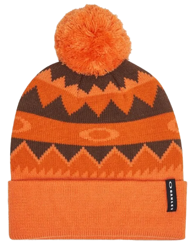 Oakley Nordic Beanie - Orange Norway Pattern