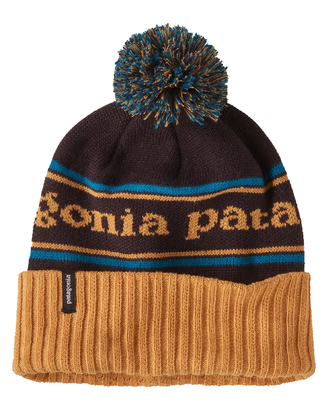 Patagonia Powder Town Beanie  - Park Stripe: Dried Mango