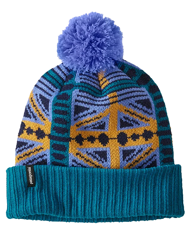 Patagonia Powder Town Beanie - Snow Beam / Pale Periwinkle