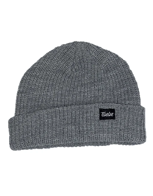 Twelve Melb Cable Beanie | Grey Marle