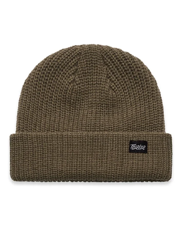 Twelve Melb Cable Beanie | Walnut