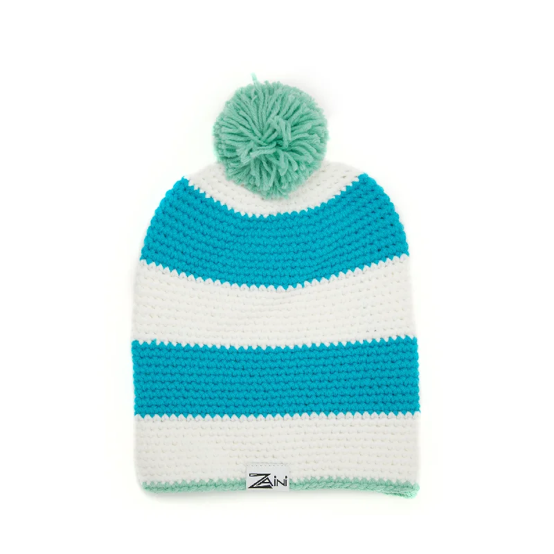 Argyle Beanie Bobble Hat