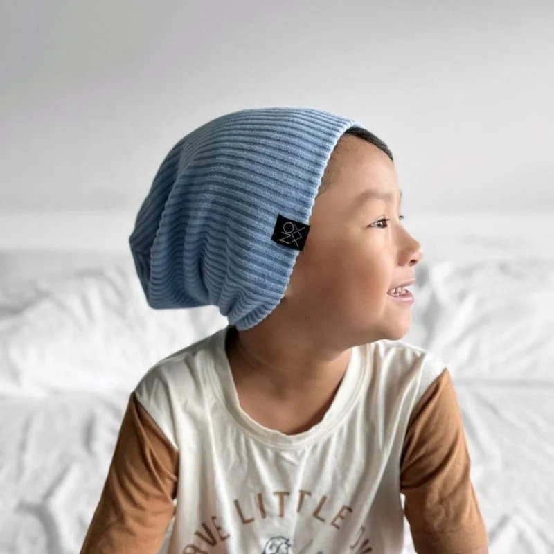 Baby Blue | Cozy Ribbed Knit Beanie