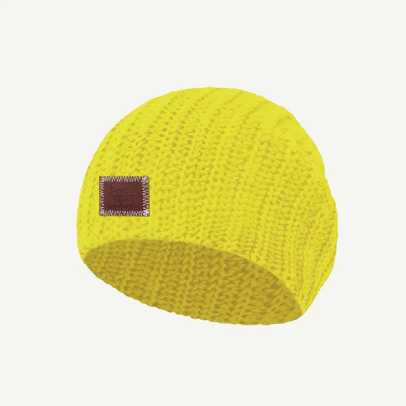 Baby Illuminating Yellow Beanie