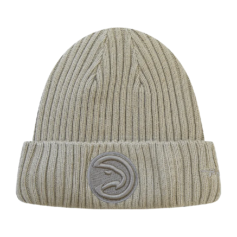 NBA ATLANTA HAWKS NEUTRAL BEANIE (TAUPE)