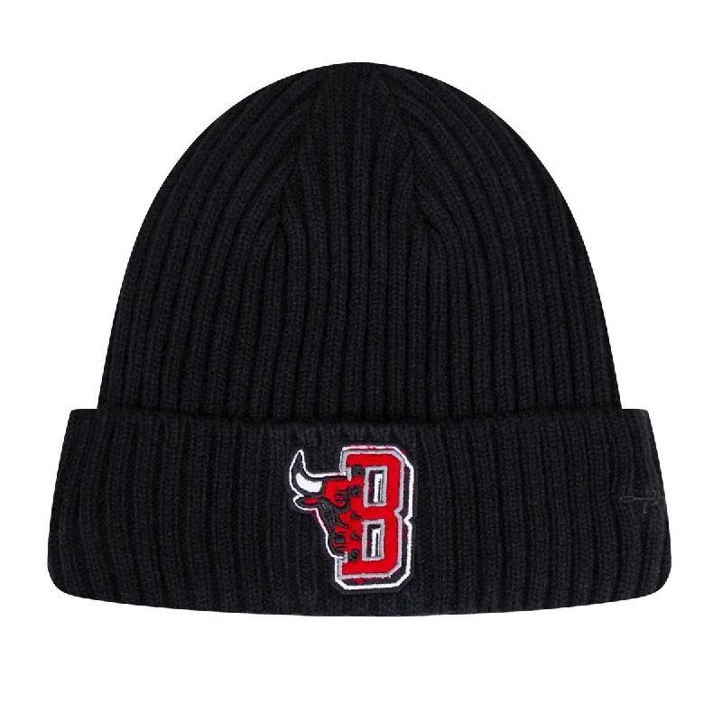 NBA CHICAGO BULLS MASHUP UNISEX BEANIE (BLACK)