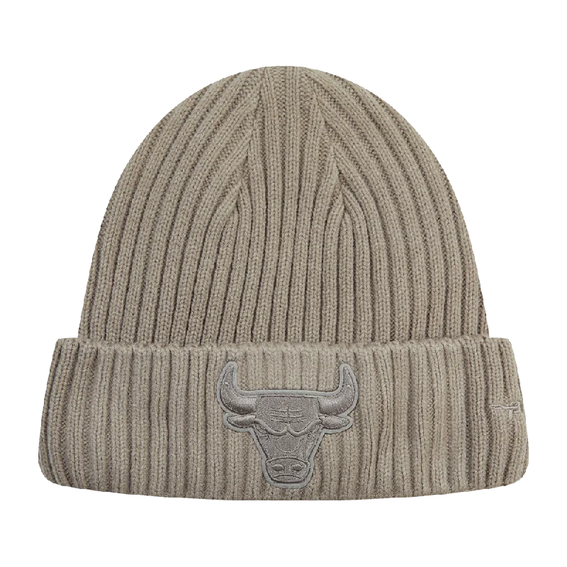 NBA CHICAGO BULLS NEUTRAL BEANIE (TAUPE)