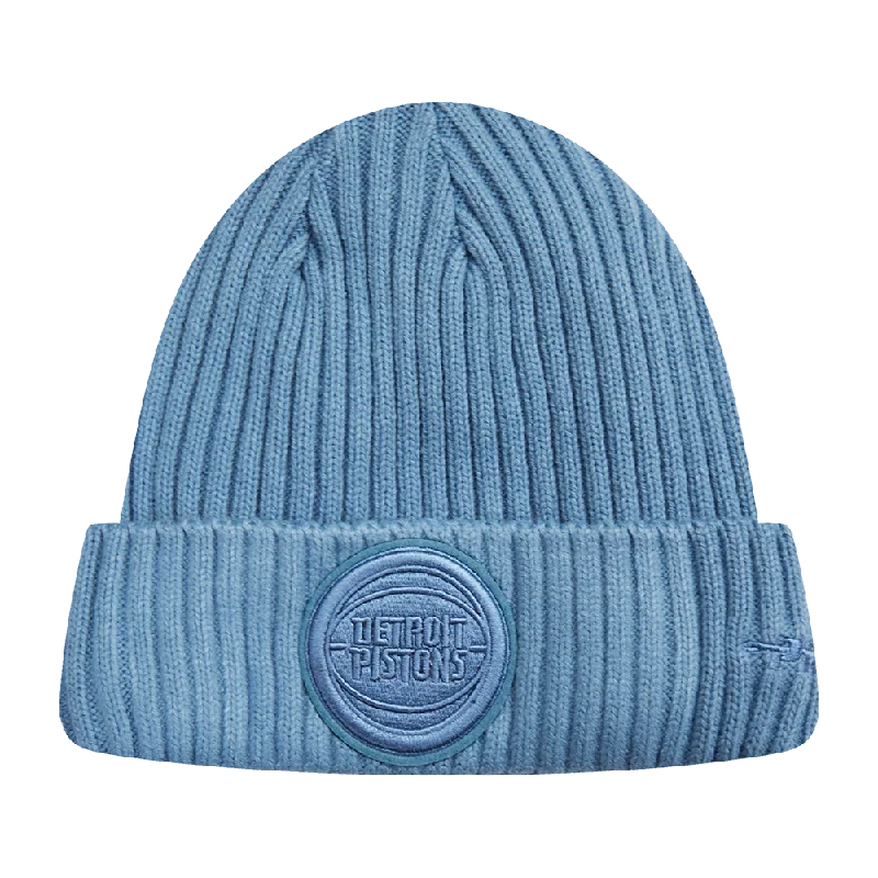 NBA DETROIT PISTONS NEUTRAL BEANIE (STEEL BLUE)