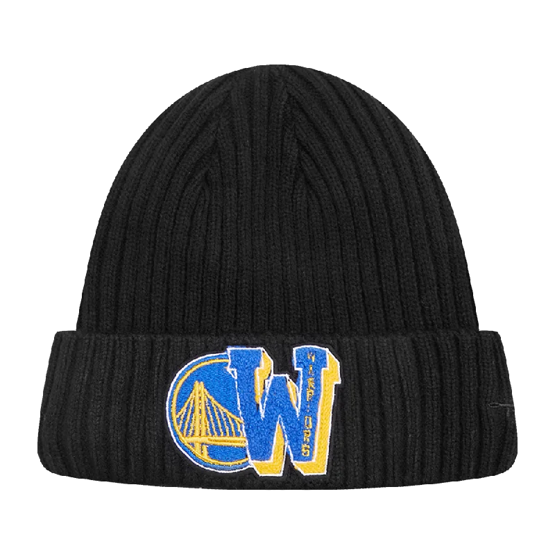 NBA GOLDEN STATE WARRIORS MASH UP BEANIE (BLACK)