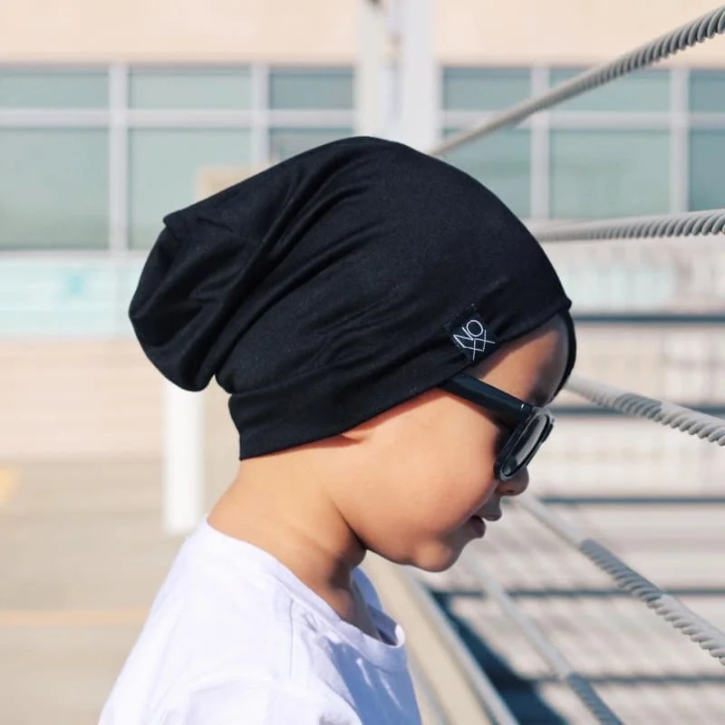 Black | Jersey Knit Beanie