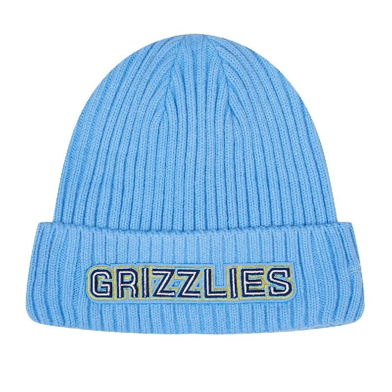 NBA MEMPHIS GRIZZLIES CLASSIC CORE UNISEX BEANIE (UNIVERSITY BLUE)