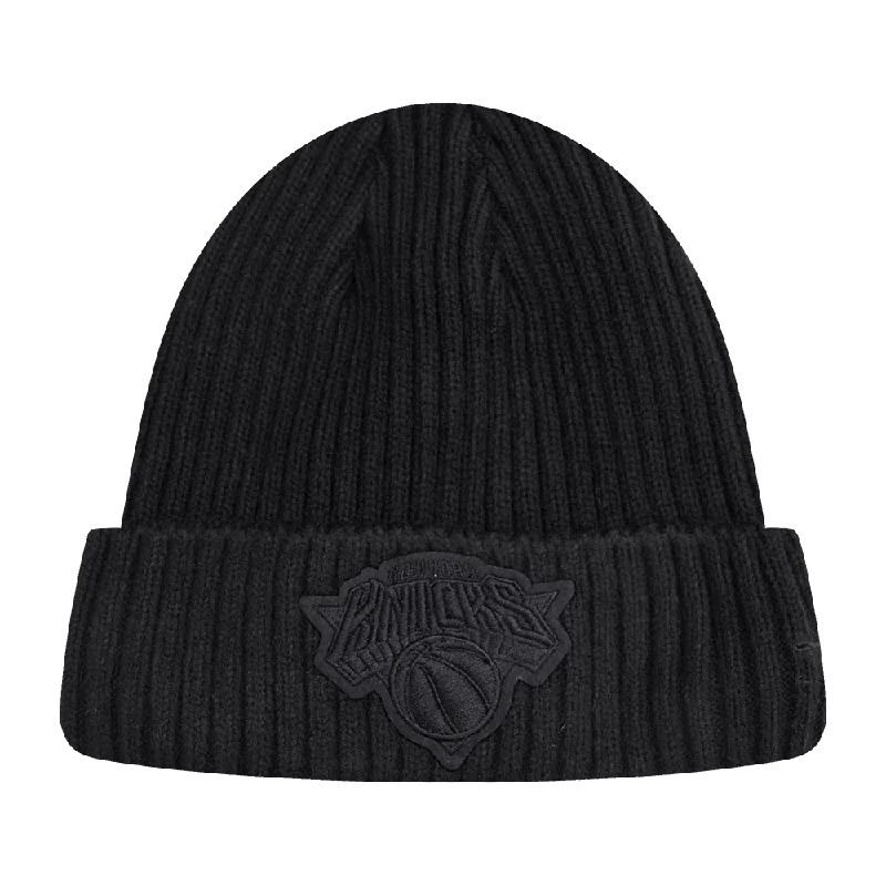 NBA NEW YORK KNICKS NEUTRAL BEANIE (BLACK)