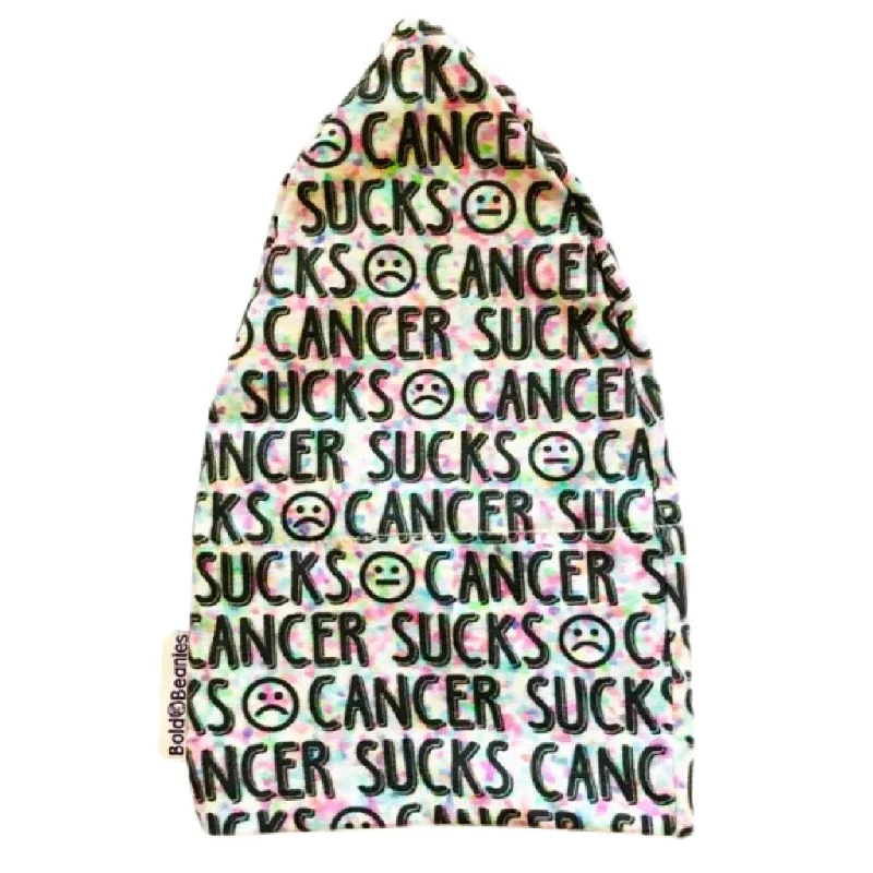 Cancer Sucks! Fun Designer Chemo Beanie Hat