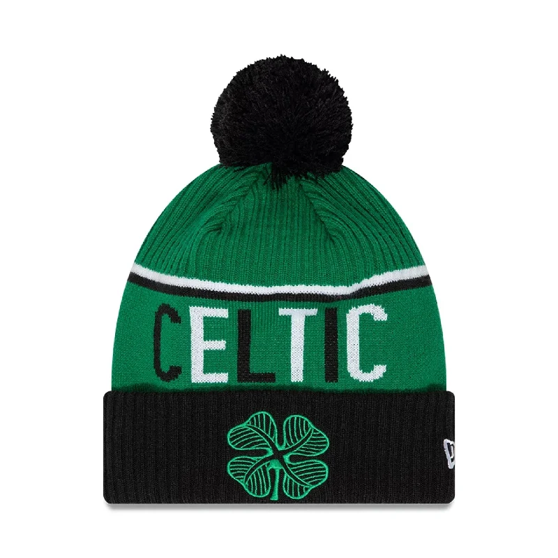 Celtic FC Sport Green Bobble Knit Beanie Hat