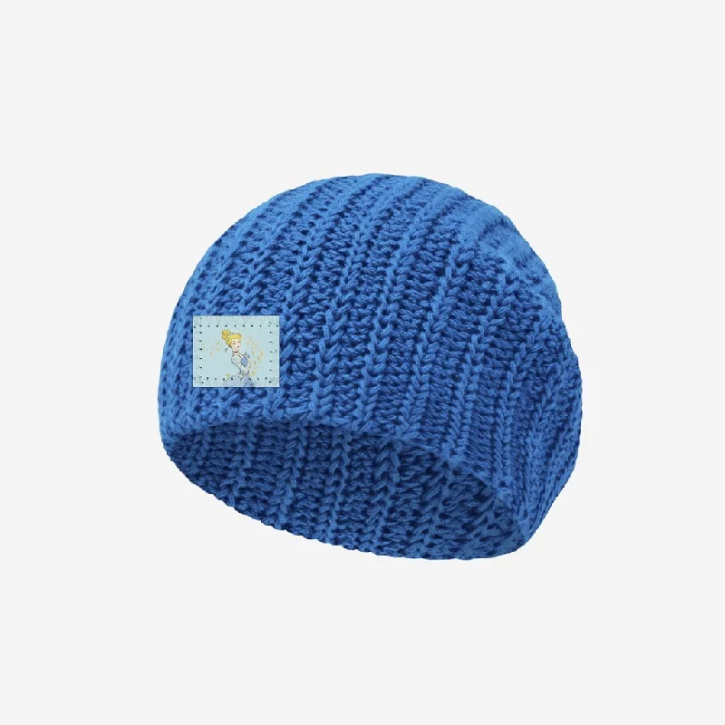 Cinderella Soft Blue Baby Beanie