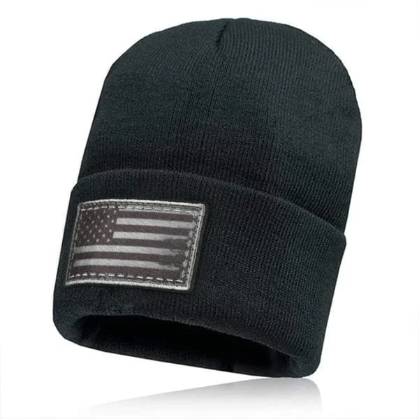 Classic Beanie | Blackout American Flag