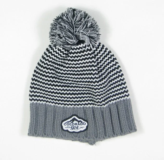 Colorado Girl Chevron Beanie