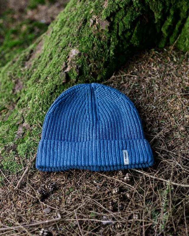 Compass Recycled Beanie - Moonlight Blue