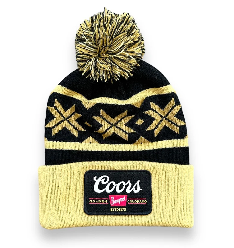 Coors Banquet Pom Beanie