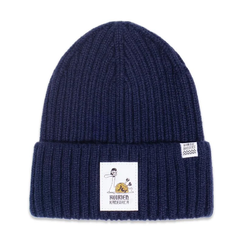 The Canine Kalevala Winter Hat Beanie Adult - Navy