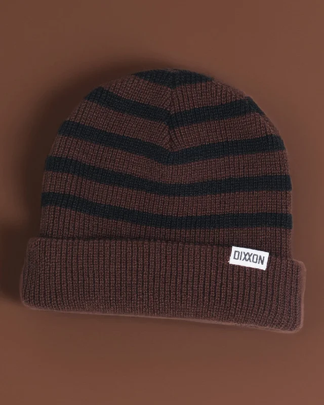 Dock Beanie - Brown Striped