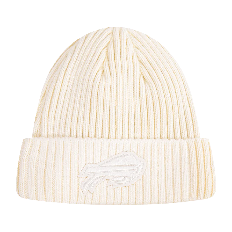 NFL BUFFALO BILLS NEUTRAL UNISEX BEANIE (EGGSHELL)