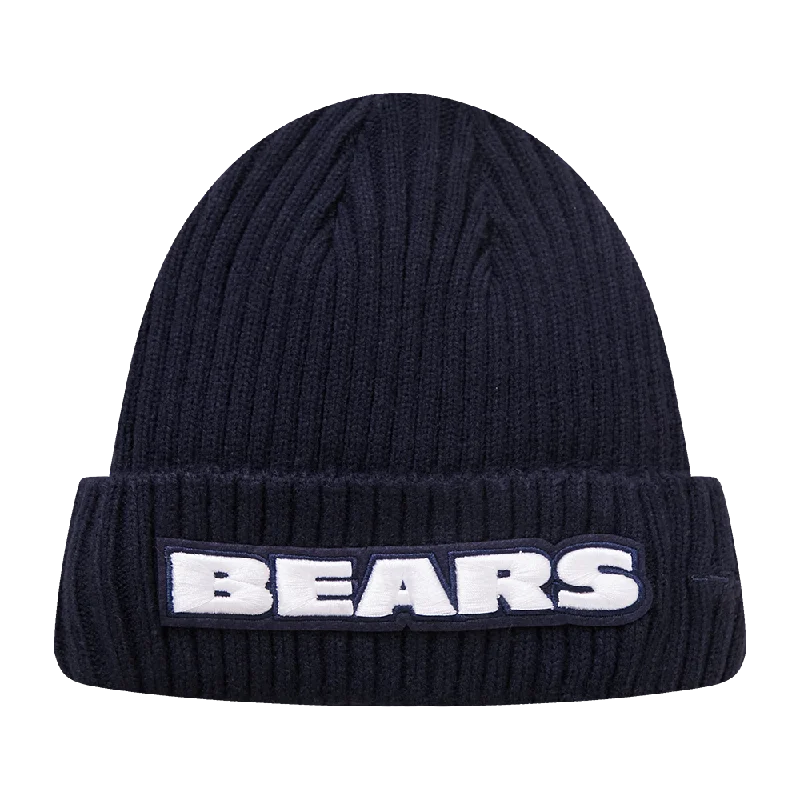 NFL CHICAGO BEARS CLASSIC CORE UNISEX BEANIE (MIDNIGHT NAVY)