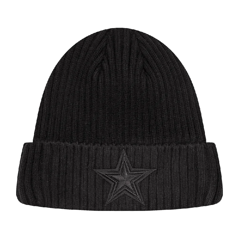 NFL DALLAS COWBOYS NEUTRAL UNISEX BEANIE (BLACK)