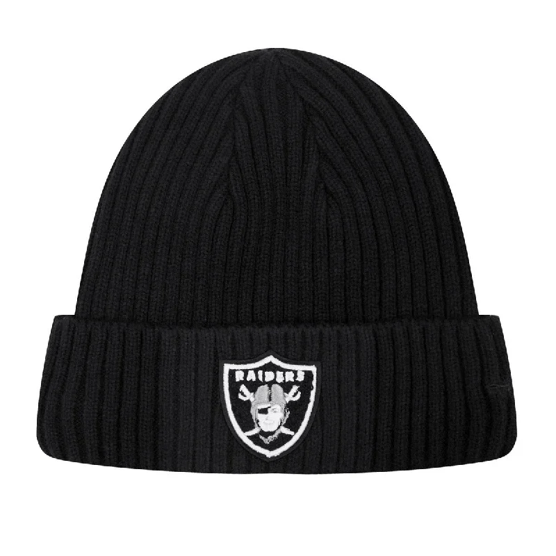 NFL LAS VEGAS RAIDERS MASHUP UNISEX BEANIE (BLACK)