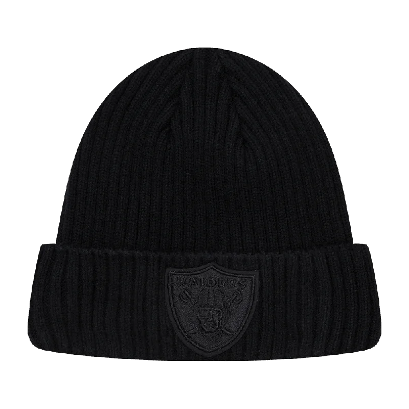 NFL LAS VEGAS RAIDERS NEUTRAL UNISEX BEANIE (BLACK)