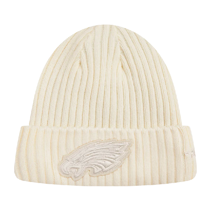 NFL PHILADELPHIA EAGLES NEUTRAL BEANIE (EGGSHELL)