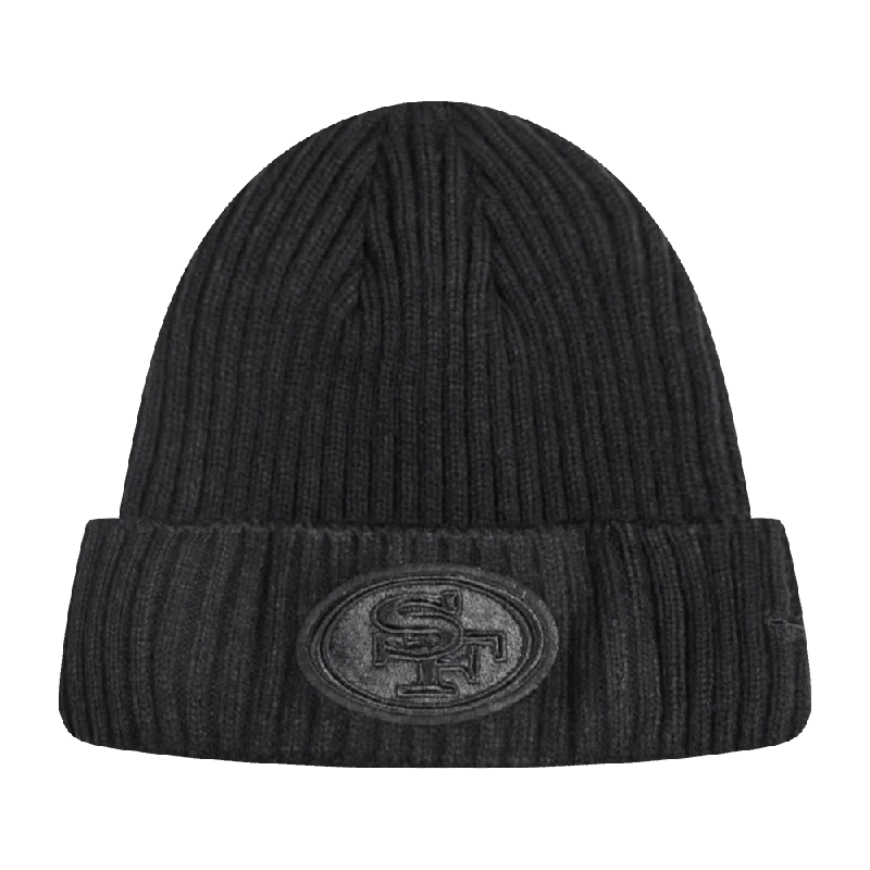 NFL SAN FRANCISCO 49ERS NEUTRAL BEANIE (BLACK)