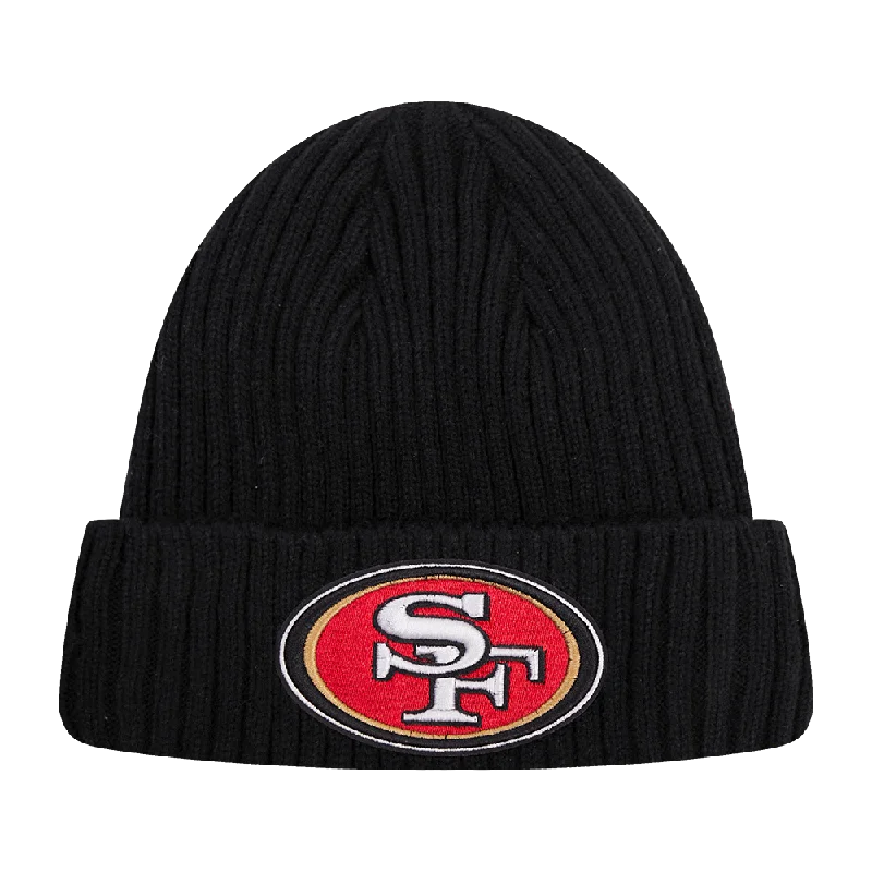 NFL SAN FRANCISCO 49ERS KNIT BOX SET BEANIE (BLACK)