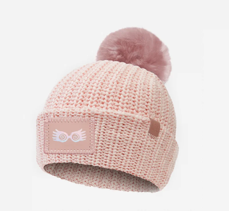 Blush Luna Lovegood Pom Beanie