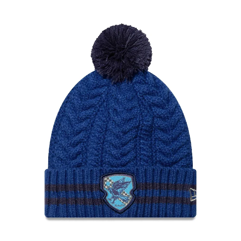 Harry Potter Youth Harry Potter Blue Bobble Knit Beanie Hat